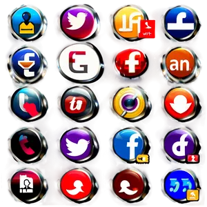 Social Media Icons For E-commerce Sites PNG Yut87 PNG