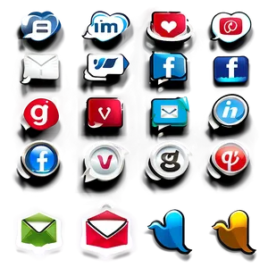 Social Media Icons For Email Signature PNG 27