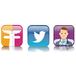 Social Media Icons For Healthcare PNG 05252024 PNG