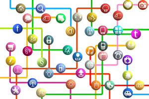 Social Media Icons Network