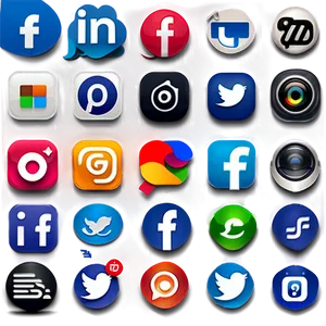 Social Media Icons PNG 05252024