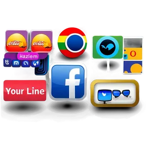 Social Media Icons PNG 89