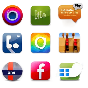 Social Media Icons PNG Mlo