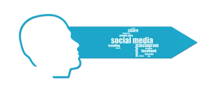 Social Media Influence Concept PNG image