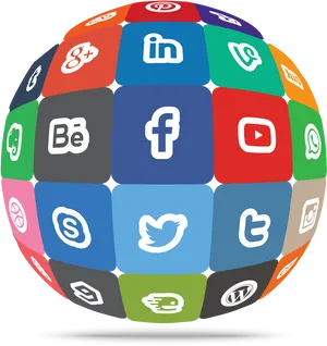 Social Media Platform Soccer Ball PNG image