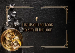Social Media Promotion Whiskey Glass PNG image