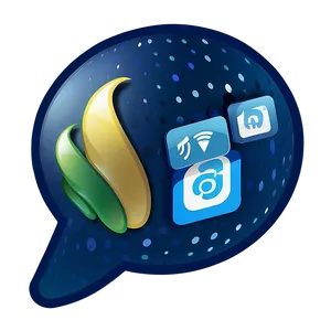 Social Media Talk Bubble PNG 06122024 PNG