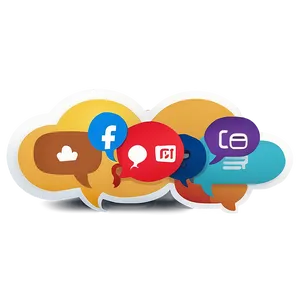 Social Media Talk Bubble PNG 75 PNG