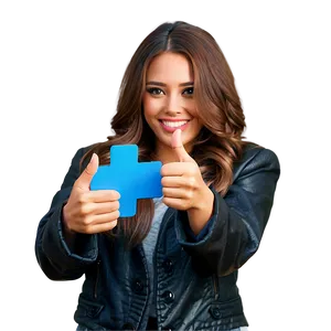 Social Media Thumbs Up PNG Prg92