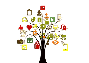Social Media Tree Concept
