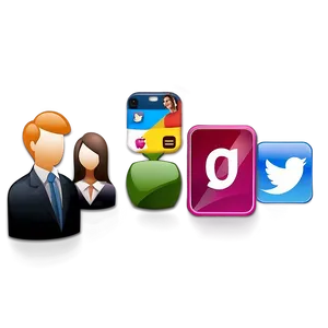 Social Network Icons Collection PNG Oou10