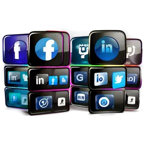 Social Network Icons Collection PNG Wye74