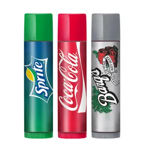 Soda Branded Lip Balms PNG image