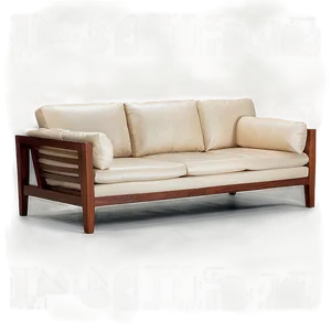 Sofa With Wooden Legs Png Txr64 PNG image