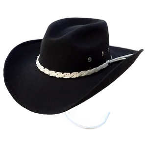 Soft Black Cowboy Hat PNG Pxc