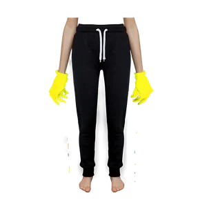 Soft Black Sweatpants PNG 06132024