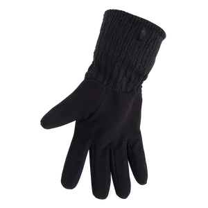 Soft Black Wool Gloves Png 06282024 PNG image