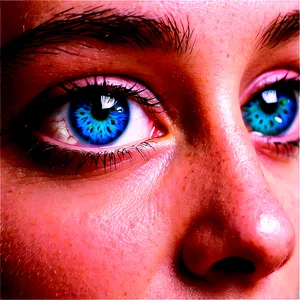 Soft Blue Eyes PNG 91