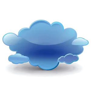 Soft Blue Gradient Clouds Png 06202024 PNG image