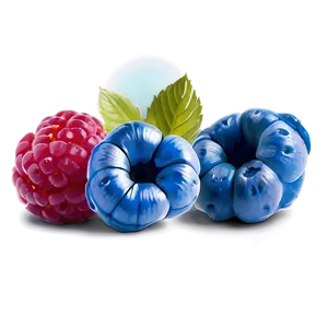 Soft Blue Raspberry PNG 06212024