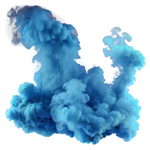 Soft Blue Smoke PNG 33