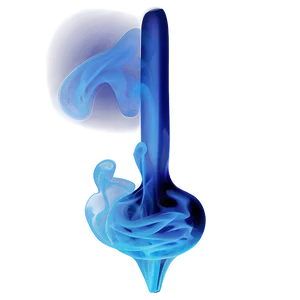Soft Blue Smoke PNG 42