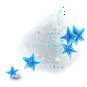 Soft Blue Stars Png Xty49 PNG image