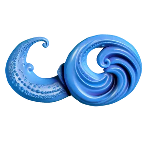 Soft Blue Wave PNG Ido PNG