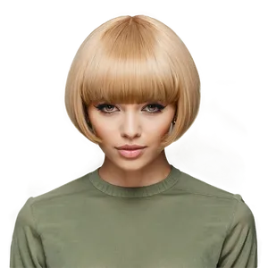 Soft Bowl Cut Style For Women PNG Mkn PNG