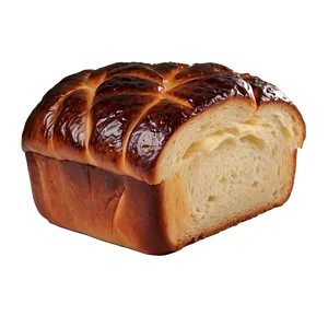 Soft Brioche Bread PNG Cig