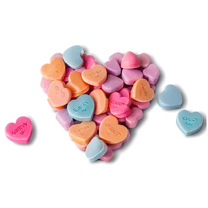 Soft Candy Hearts PNG 32 PNG
