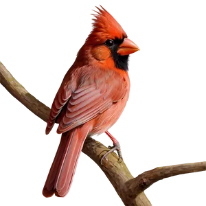 Soft Cardinal Art PNG Mom45 PNG