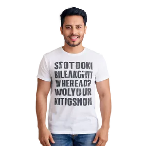 Soft Cotton White T-shirt Mockup PNG 06132024 PNG