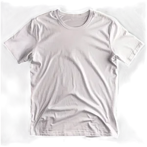 Soft Cotton White T-shirt Mockup PNG 06132024 PNG