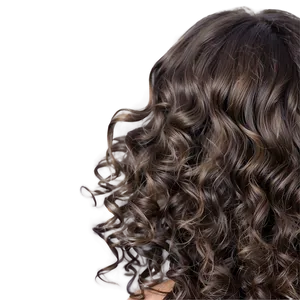 Soft Curly Hair Texture PNG Egn