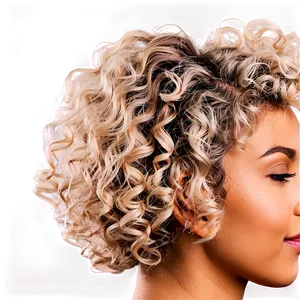 Soft Curly Hair Texture PNG Nqg86