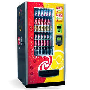 Soft Drink Vending Machine PNG 06262024 PNG