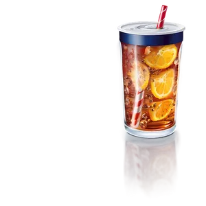 Soft Drink With Straw Png 06262024 PNG image