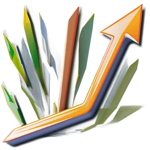 Soft Edge Orange Arrow PNG 47 PNG