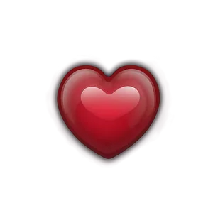 Soft Edge Red Heart Emoji Png 63 PNG image