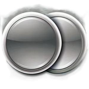 Soft Edge White Button PNG 50 PNG