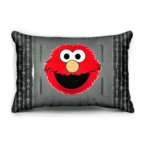 Soft Elmo Face Pillow Design Png 06212024 PNG image