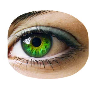 Soft Focus Green Eye PNG Bqm