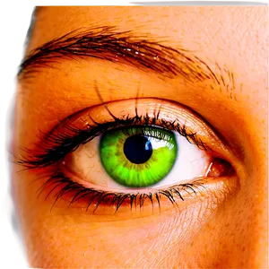 Soft Focus Green Eye PNG Jxa