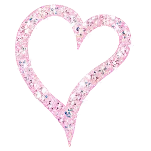 Soft Glitter Heart PNG 06272024