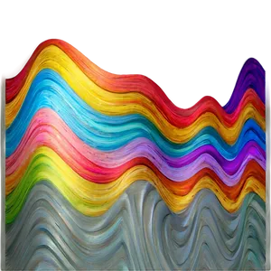 Soft Pastel Wavy Lines Png 06212024 PNG image