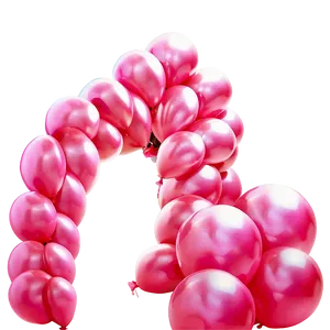 Soft Pink Balloons Arrangement Png 89 PNG image