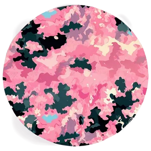 Soft Pink Camouflage Design Png 06252024 PNG image