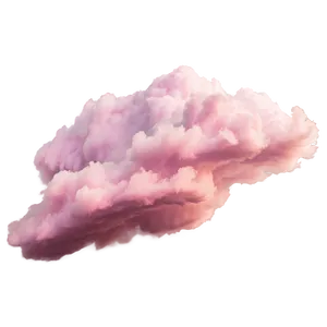 Soft Pink Cloud Formation PNG 06252024 PNG