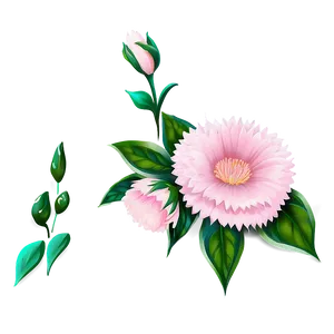 Soft Pink Flowers Png Eyi38 PNG image